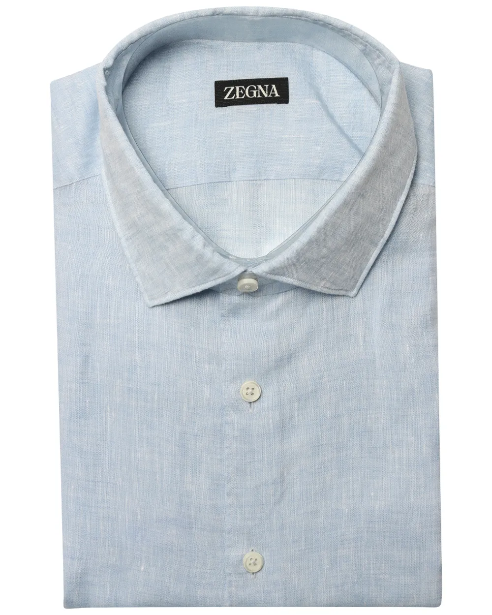 Heathered Blue Linen Sportshirt