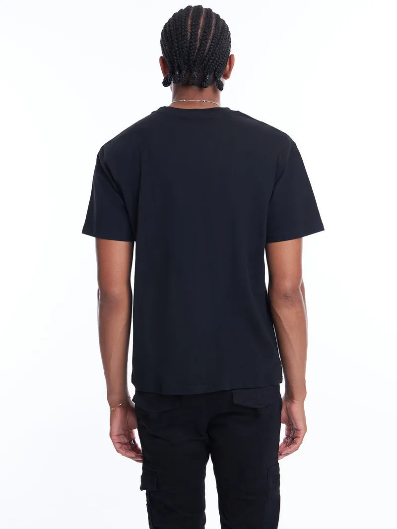 HENLEYS MEN'S SUPPLY BLACK TEE