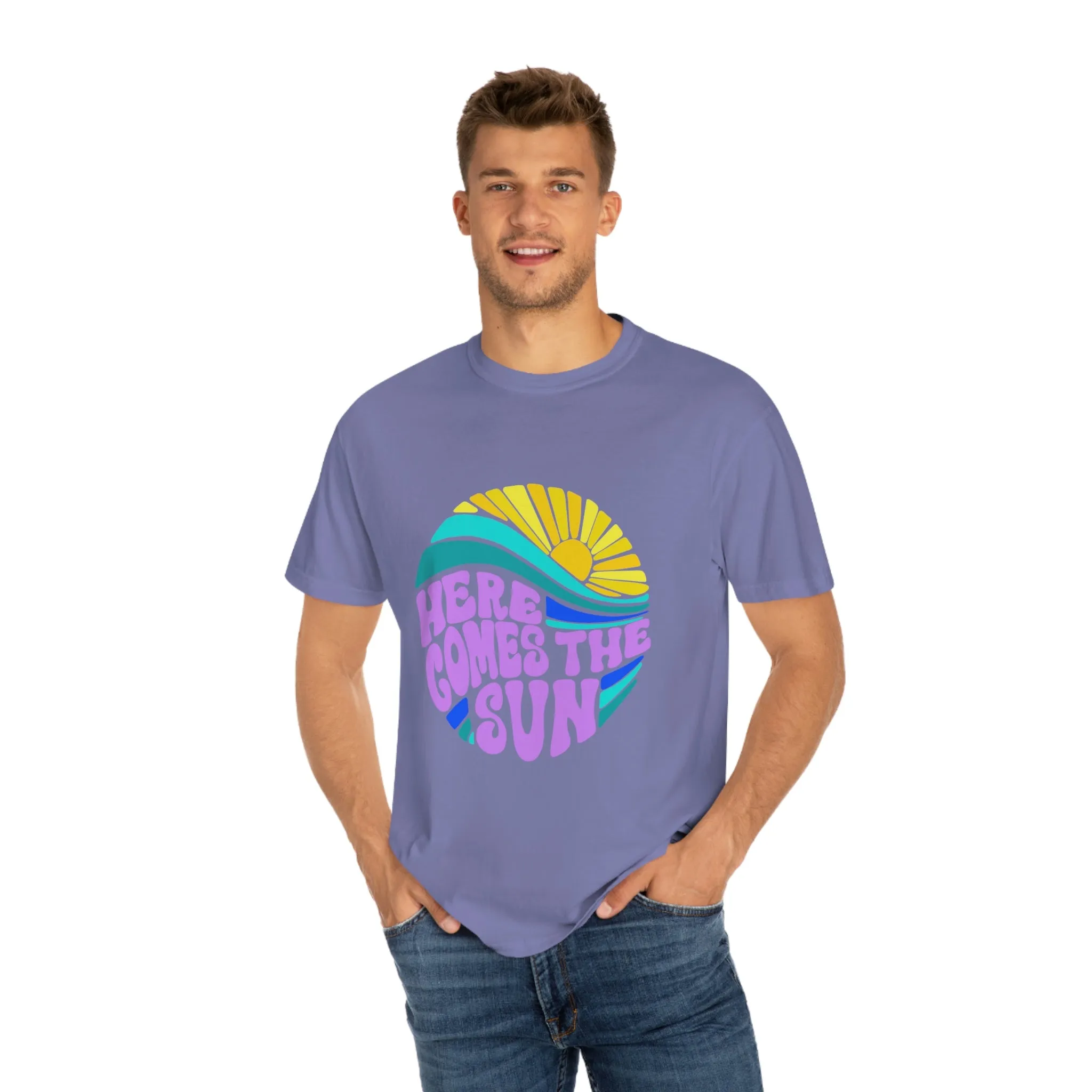 Here Comes the Sun Purple Tee