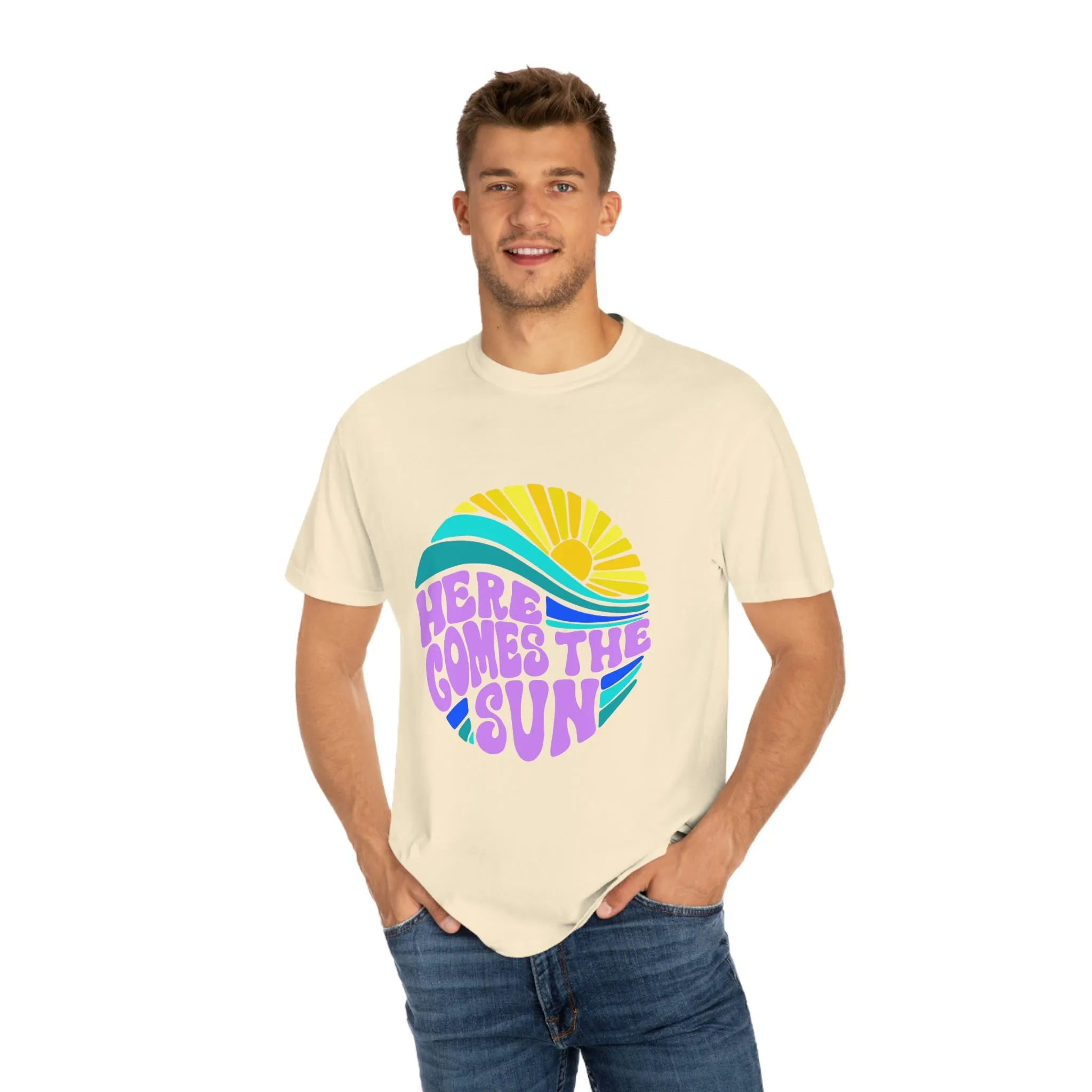 Here Comes the Sun Purple Tee