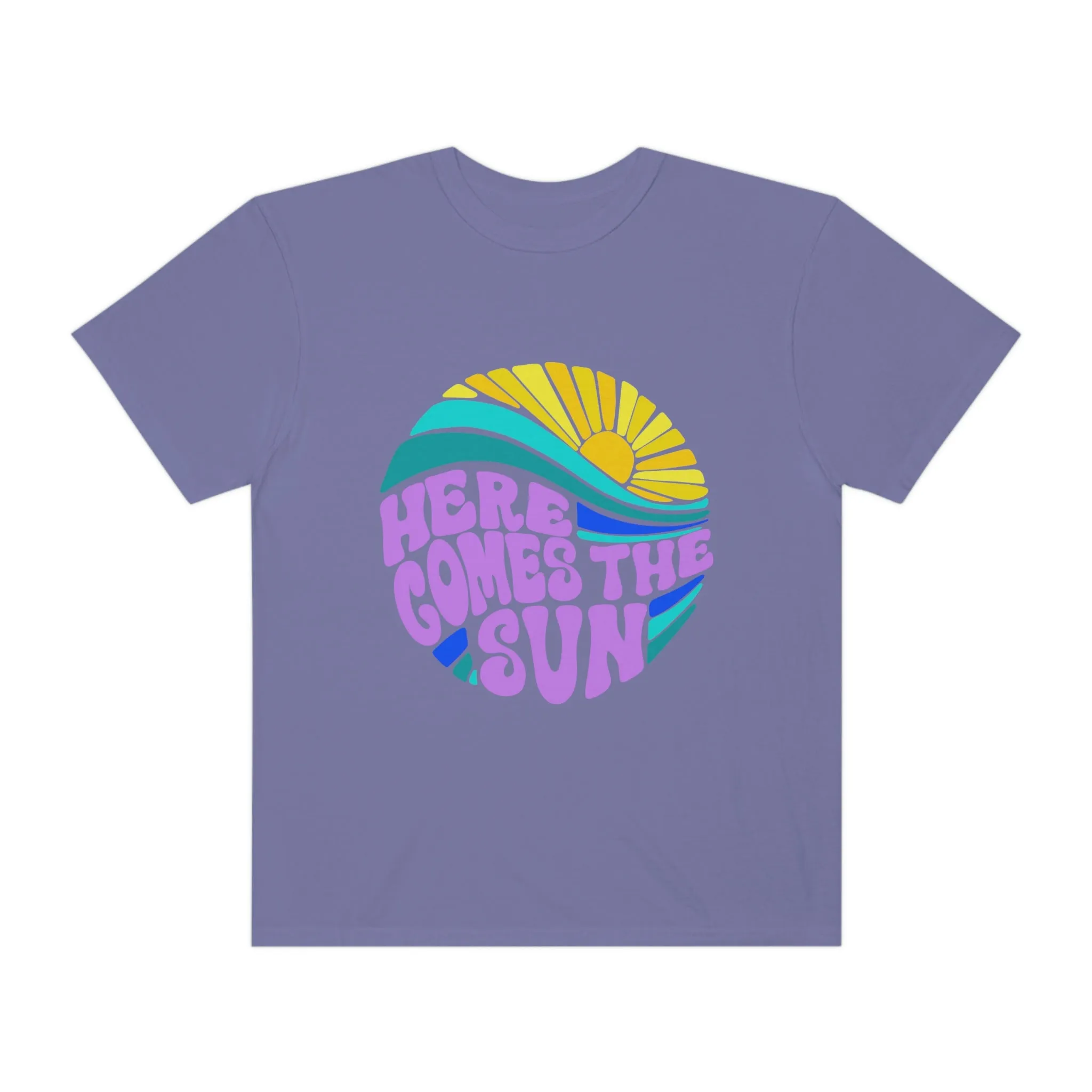 Here Comes the Sun Purple Tee