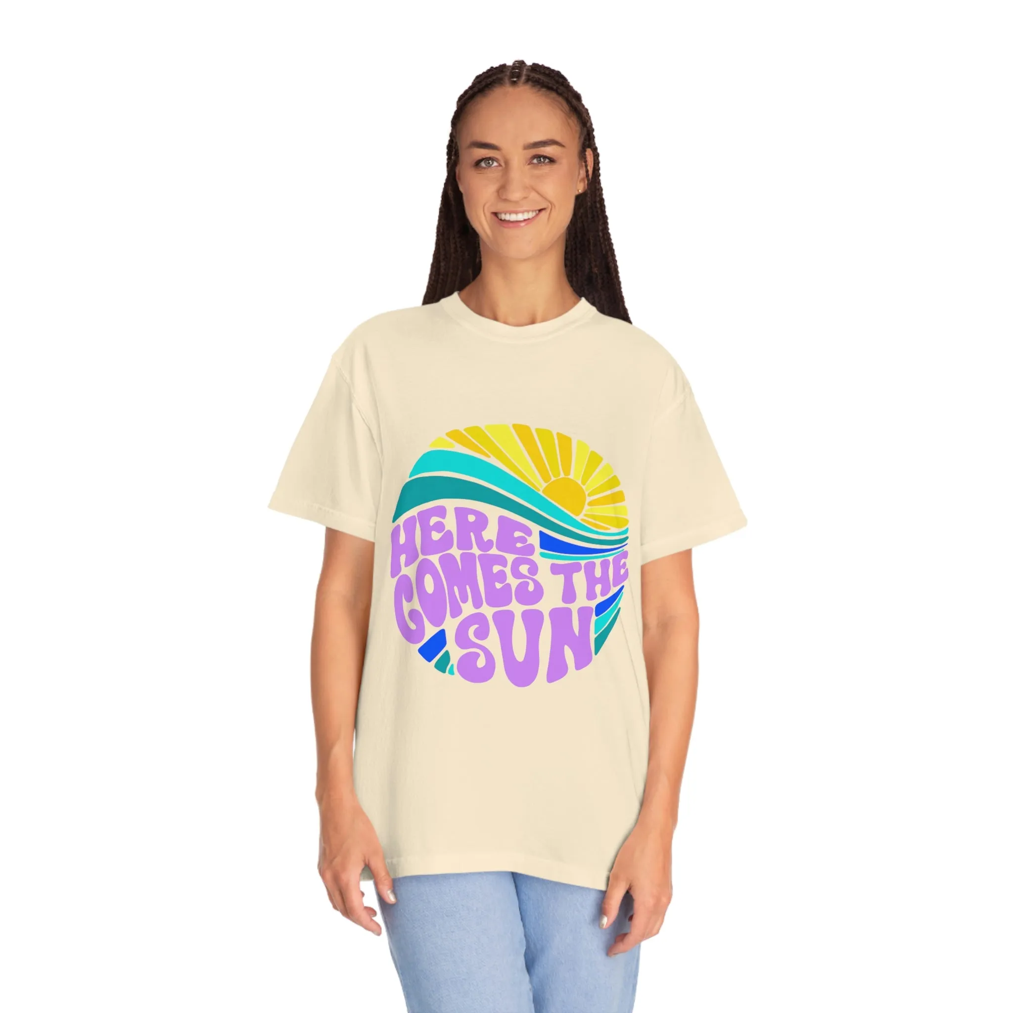 Here Comes the Sun Purple Tee