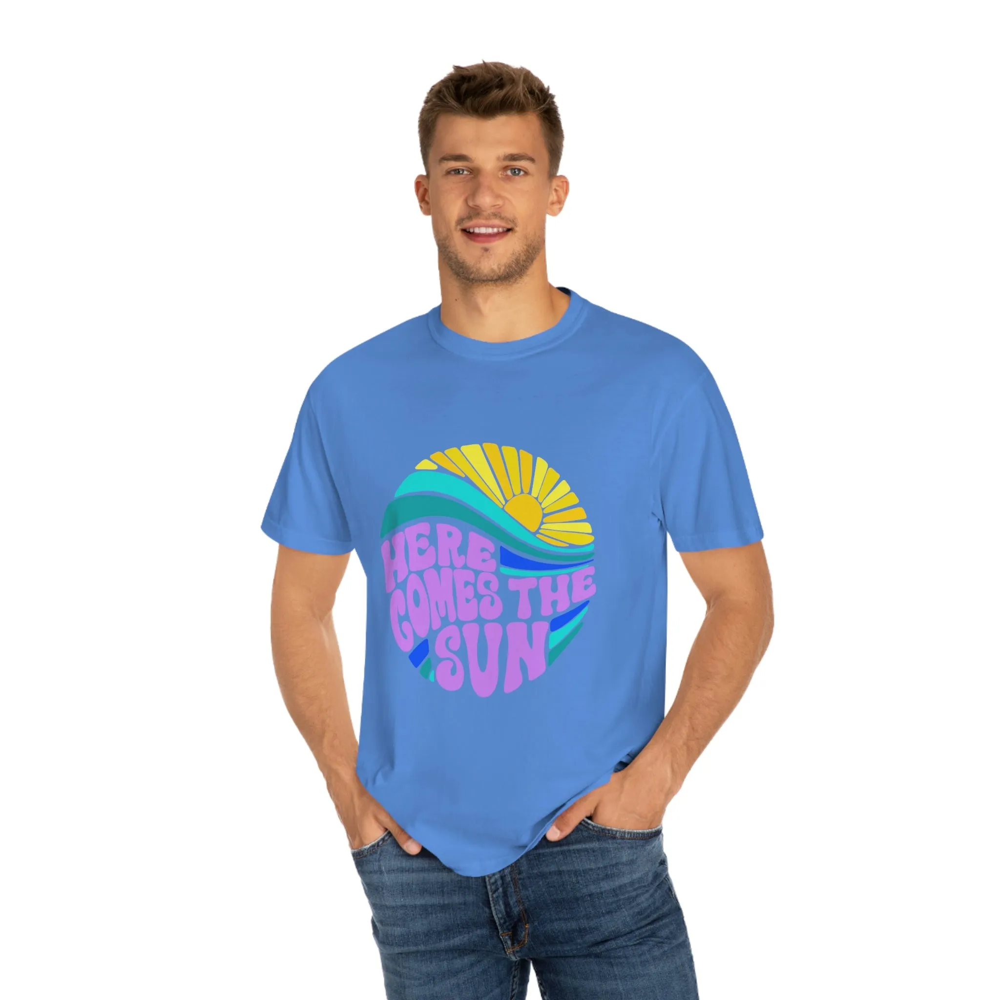 Here Comes the Sun Purple Tee