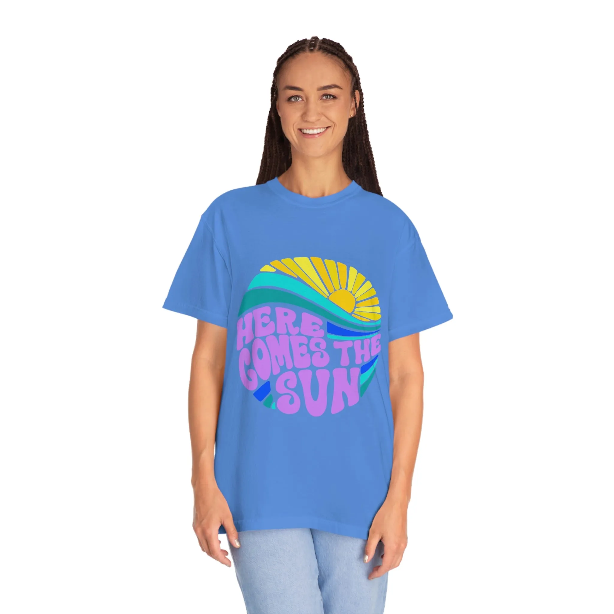 Here Comes the Sun Purple Tee