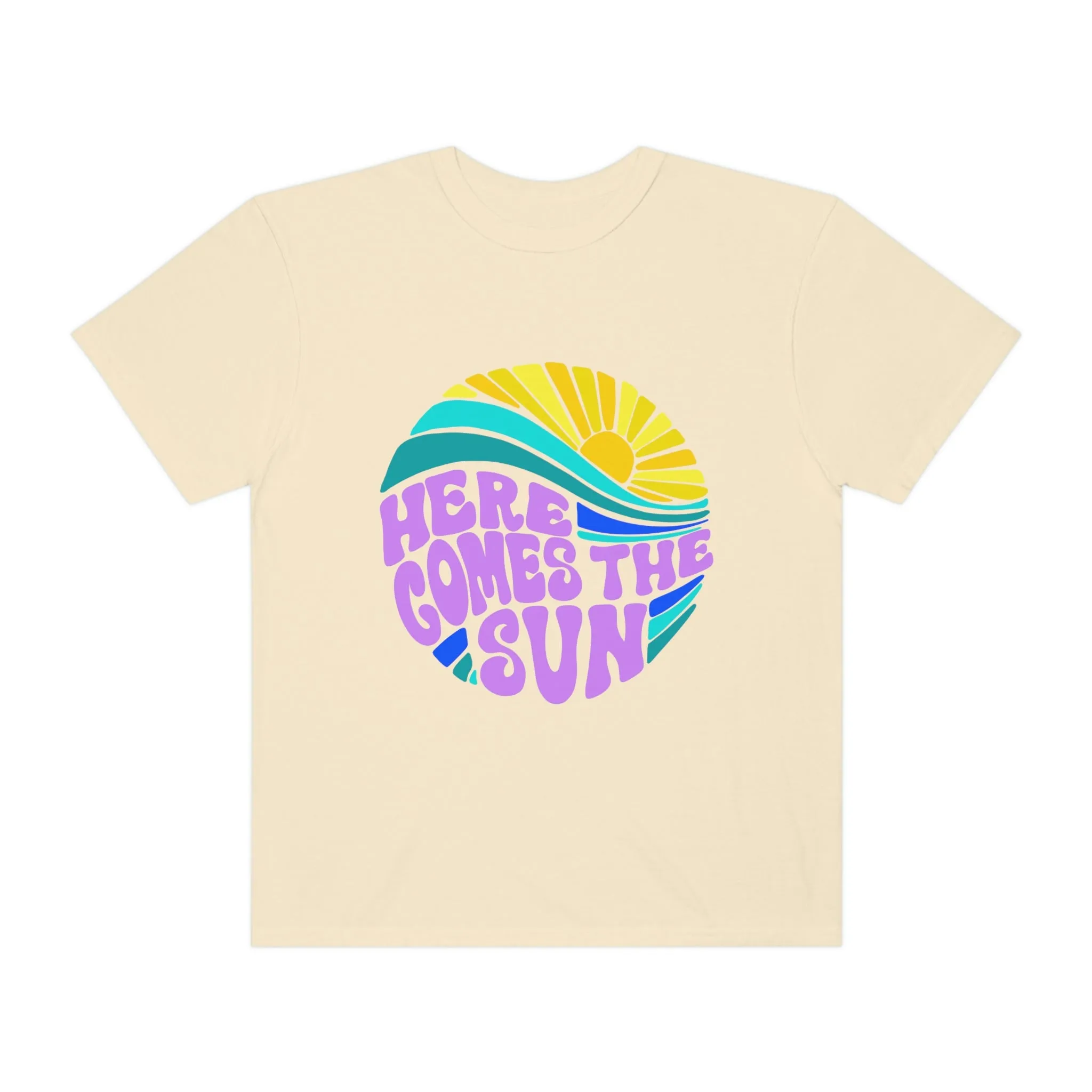 Here Comes the Sun Purple Tee