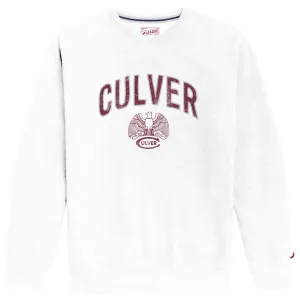 Heritage Classic Crew - Heather Varsity White