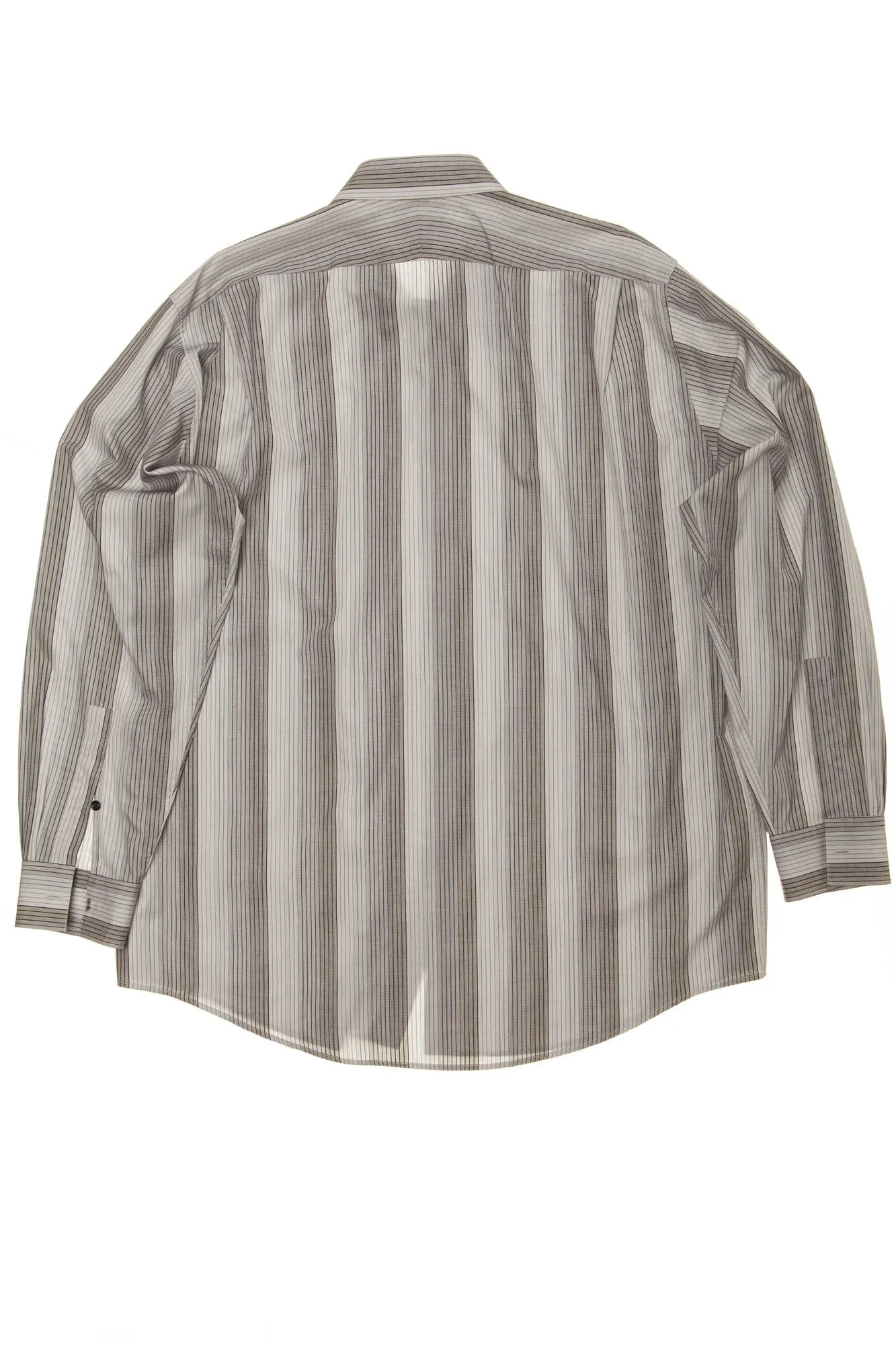 Hermes - Gray Long Sleeve Striped Button Down - IT 43