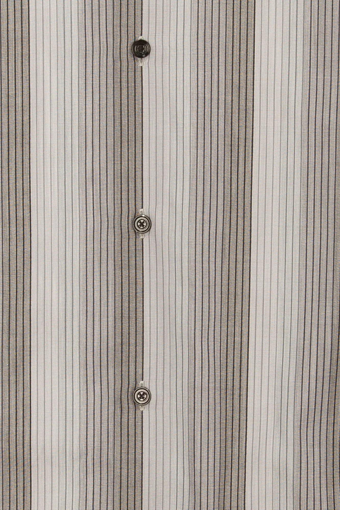 Hermes - Gray Long Sleeve Striped Button Down - IT 43