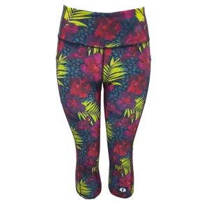 High Waist Funky 3/4 Leggings - Royalty