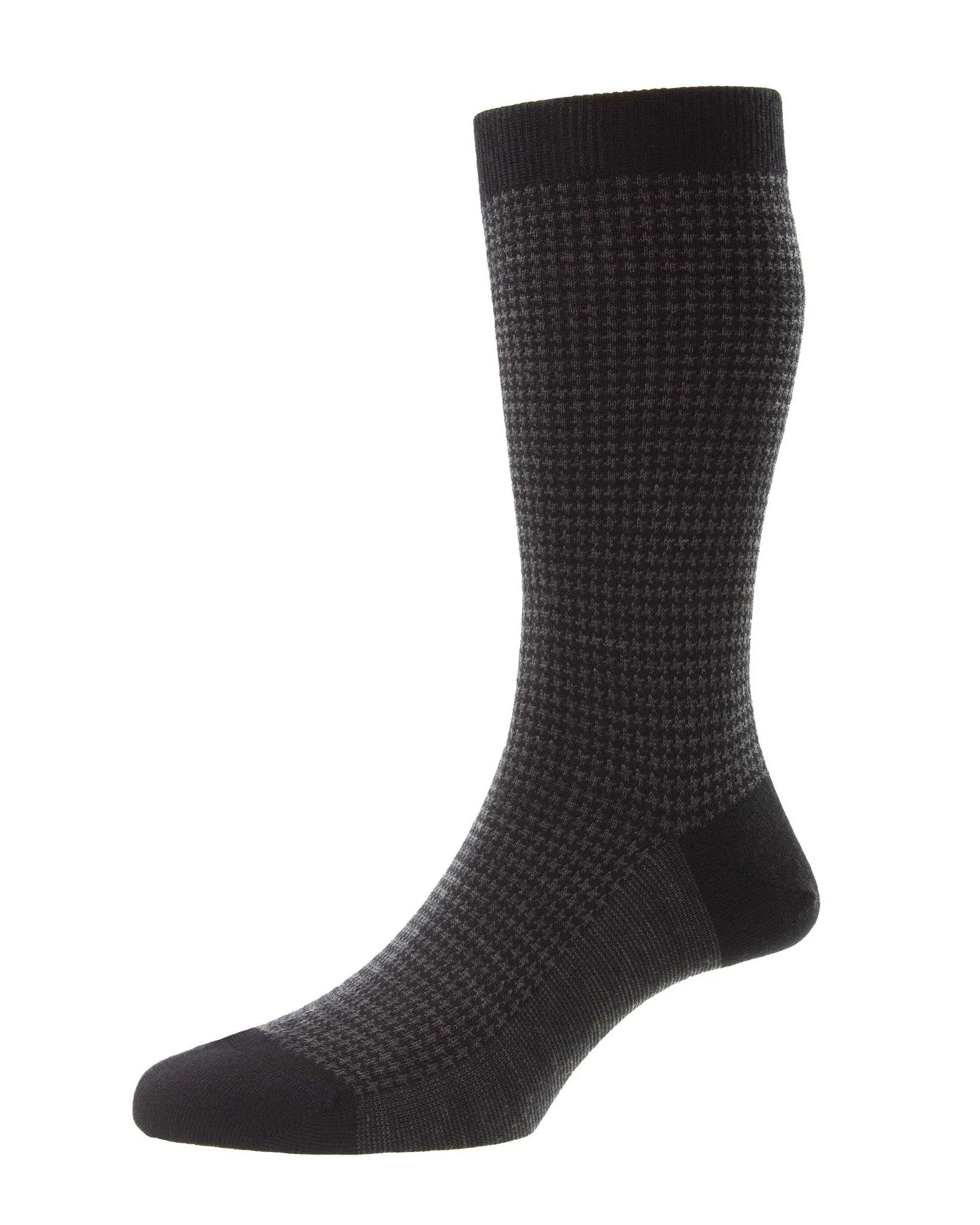 Highbury Houndstooth Crew Length Socks