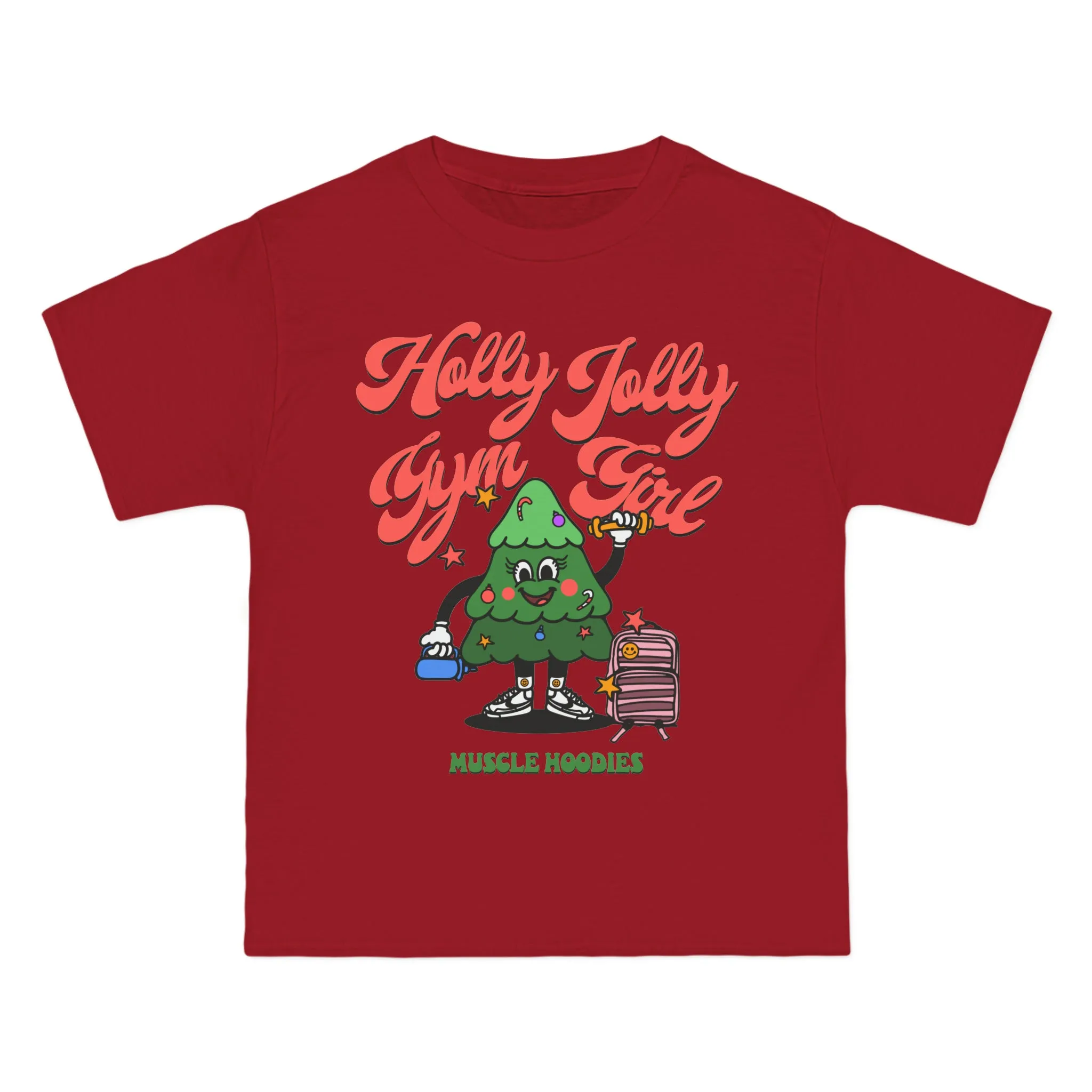 HOLLY JOLLY GYM GIRL- TEE