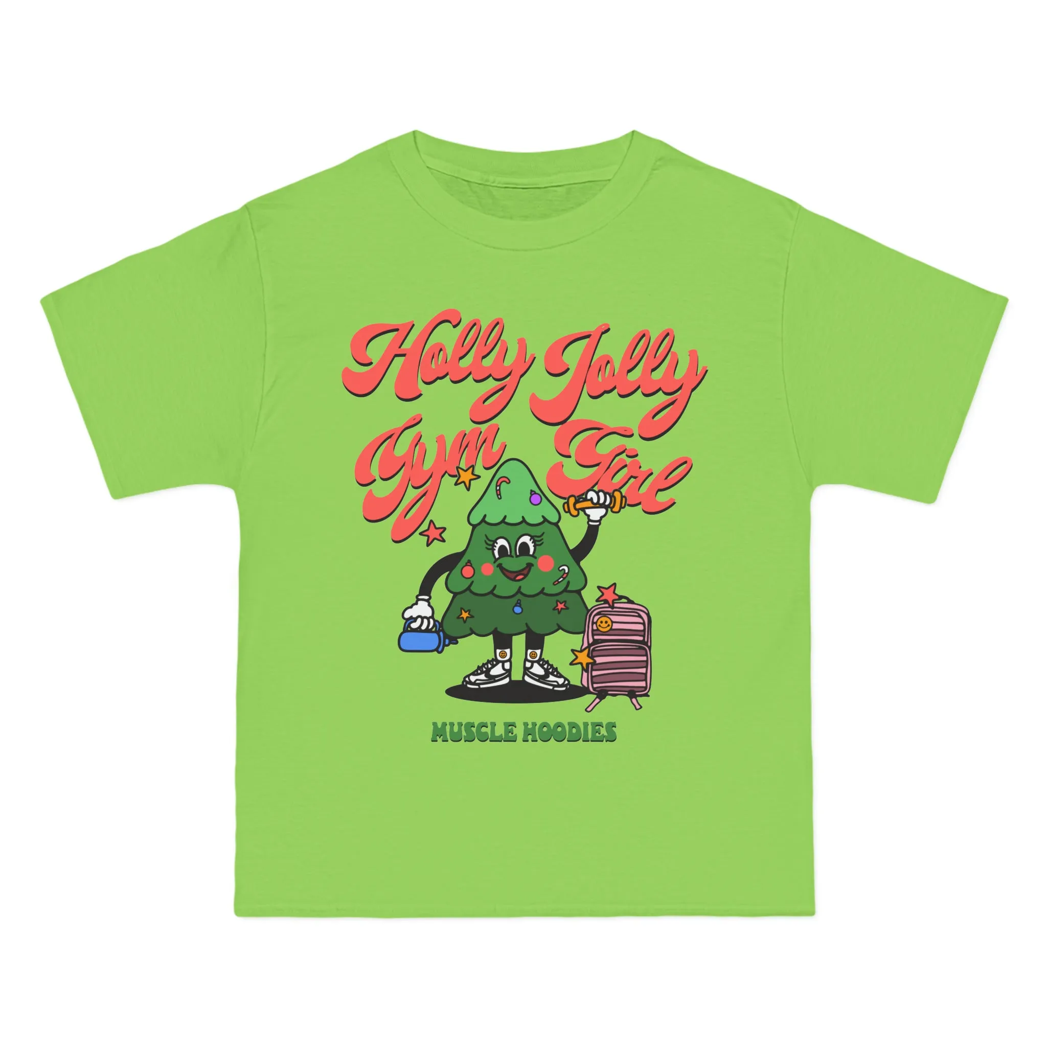 HOLLY JOLLY GYM GIRL- TEE