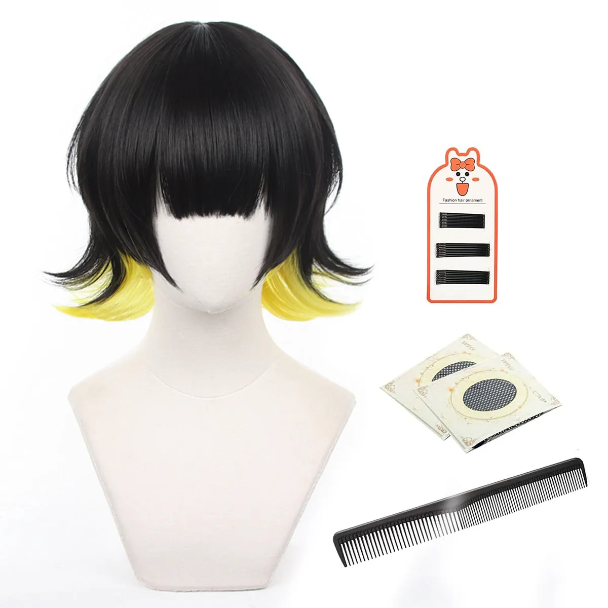 HOLOUN Blue Lock Anime Bachira Cosplay China Costume Kung Fu Tang Suit Wig Rose Net Sythetic Fibers Adjustable Size Gift Party