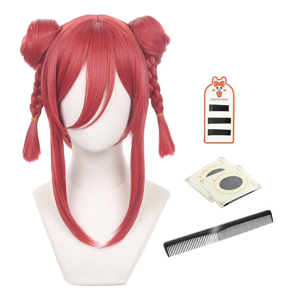 HOLOUN Blue Lock Anime Chigiri Cosplay China Costume kung Fu Tang Suit Wig Rose Net Sythetic Fibers Adjustable Size Gift Party