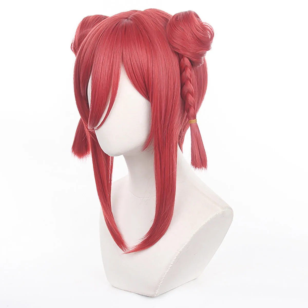 HOLOUN Blue Lock Anime Chigiri Cosplay China Costume kung Fu Tang Suit Wig Rose Net Sythetic Fibers Adjustable Size Gift Party