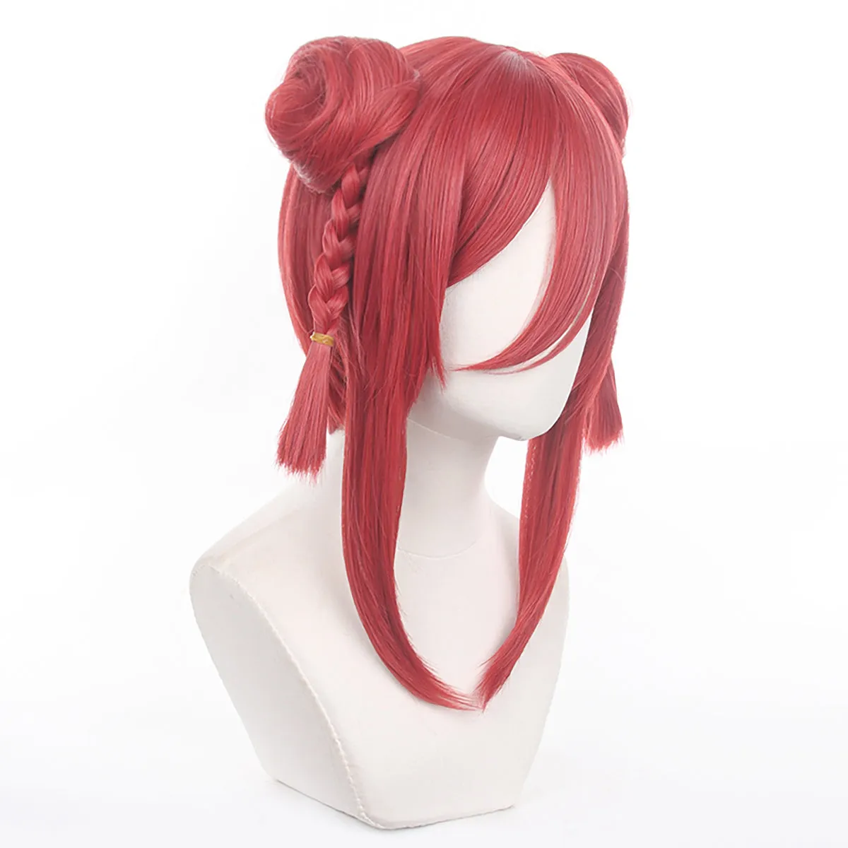 HOLOUN Blue Lock Anime Chigiri Cosplay China Costume kung Fu Tang Suit Wig Rose Net Sythetic Fibers Adjustable Size Gift Party
