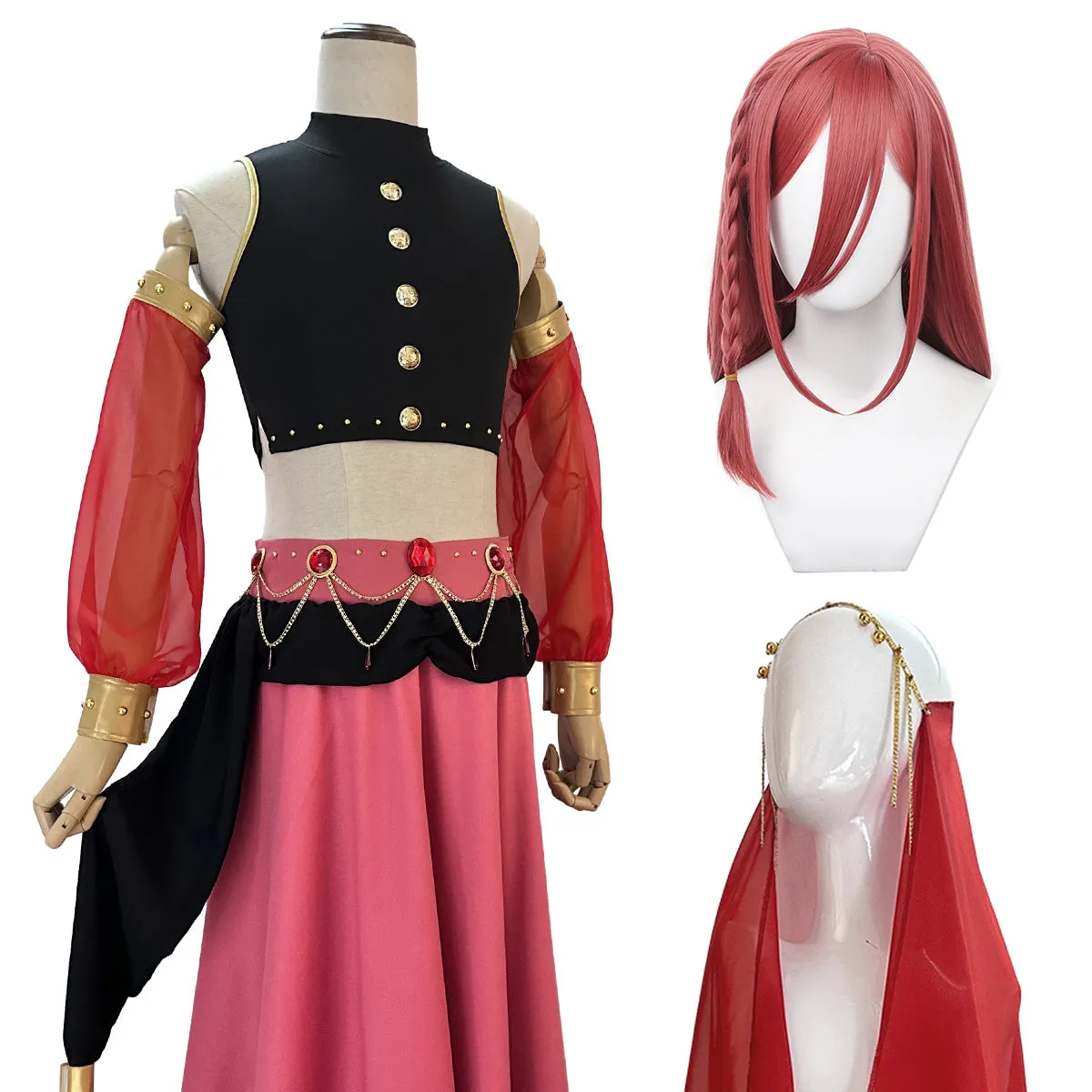 HOLOUN Blue Lock Anime Chigiri Cosplay Costume Wig Arab Series Outfit Halloween