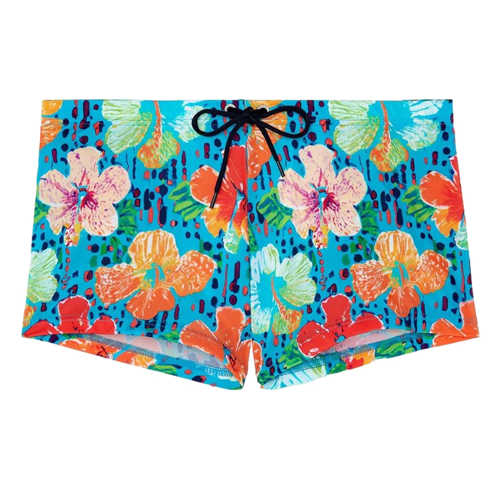 HOM Dino Swim Shorts - Turquoise Print