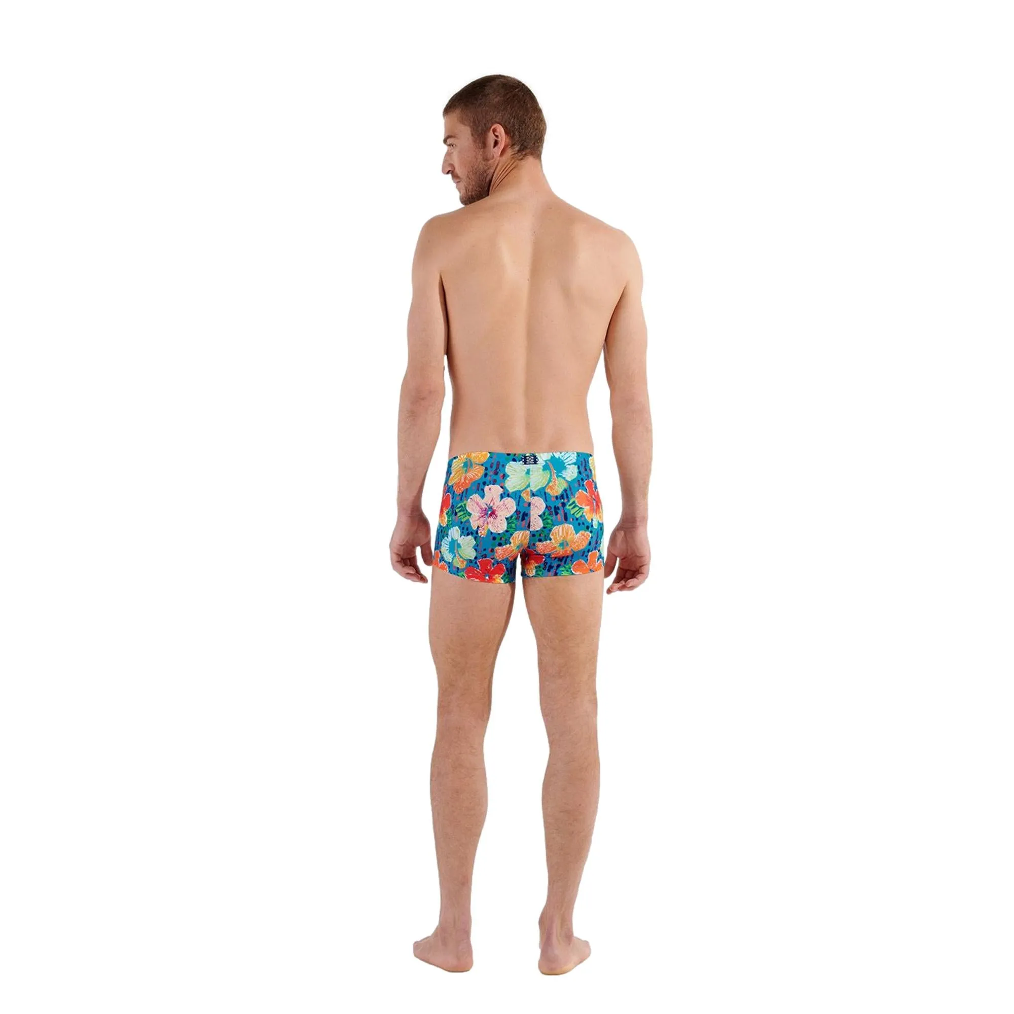 HOM Dino Swim Shorts - Turquoise Print