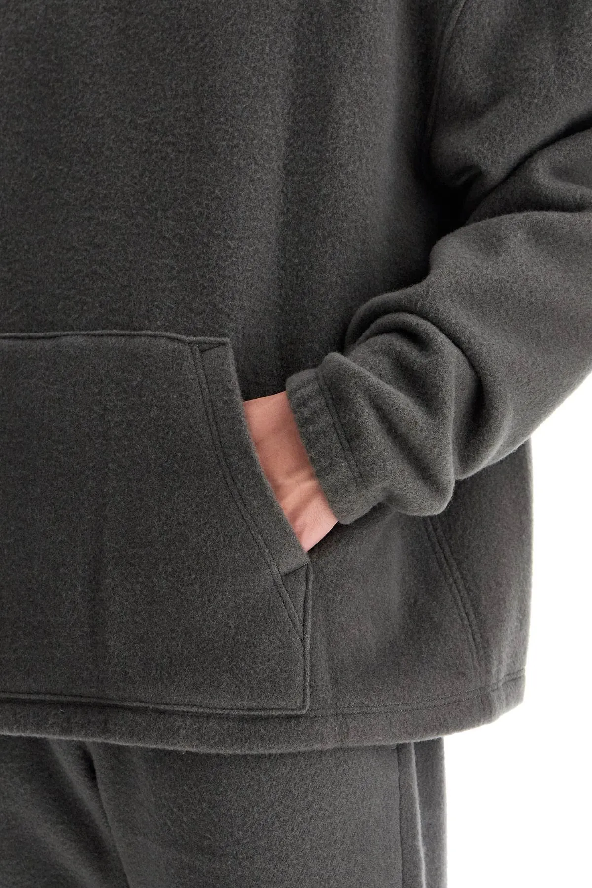 hooded fleece sweatshirt NFL3 X02 CASTELROCK FLEECE
