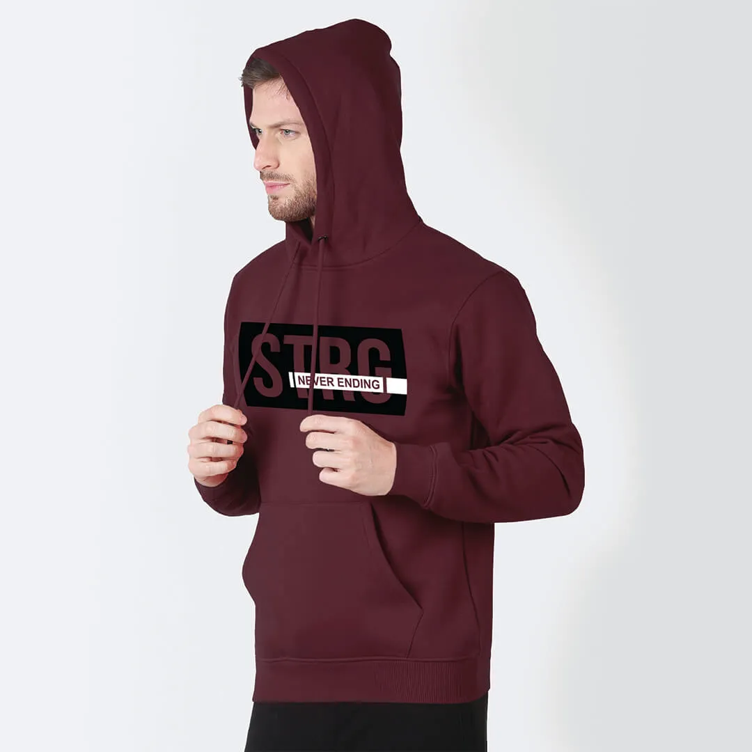 Hoodie Sweatshirt - Burgundy