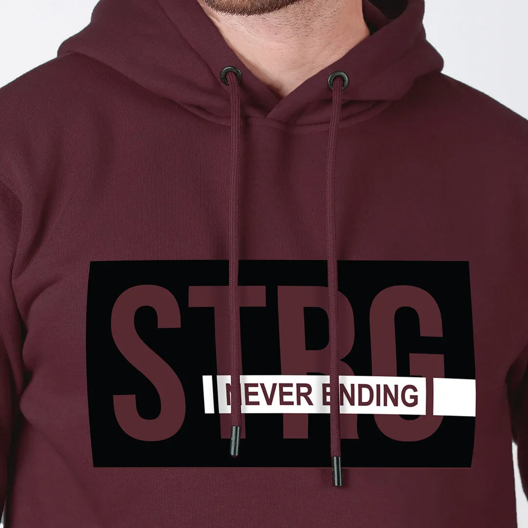 Hoodie Sweatshirt - Burgundy