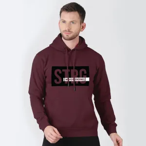 Hoodie Sweatshirt - Burgundy