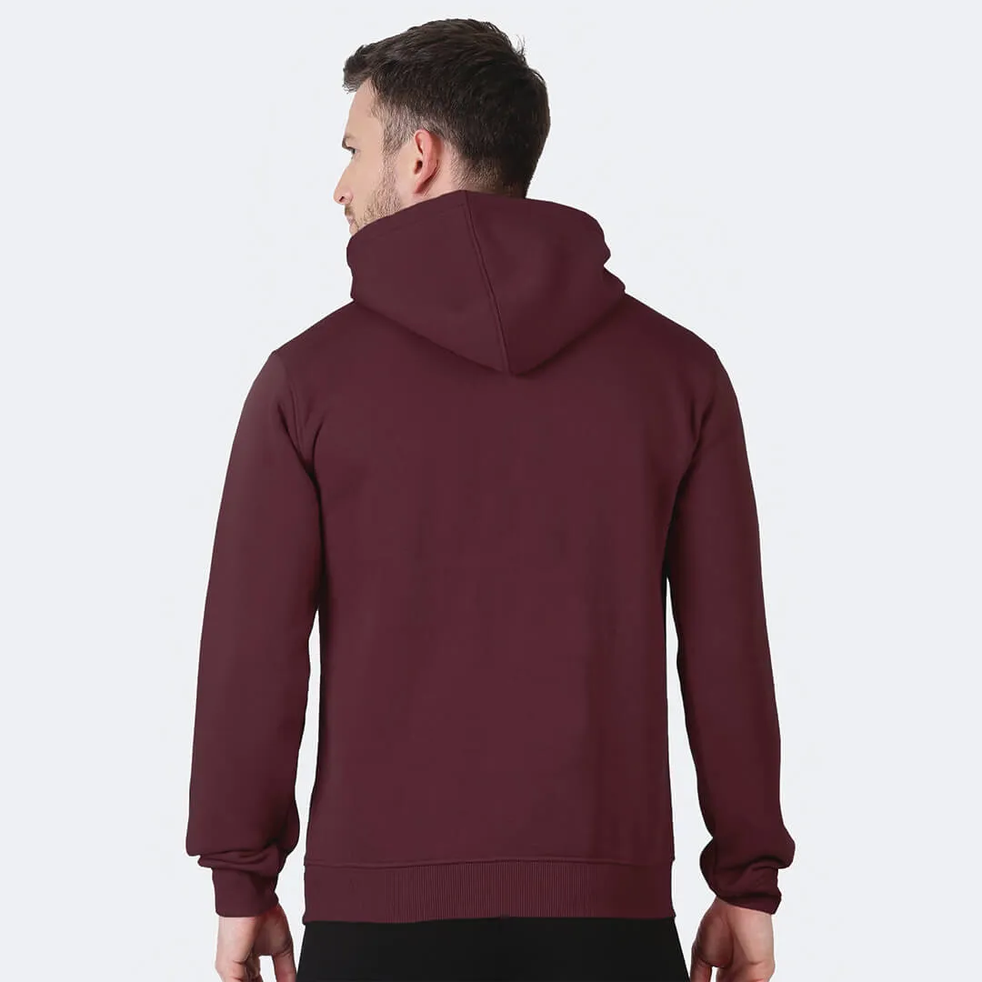 Hoodie Sweatshirt - Burgundy