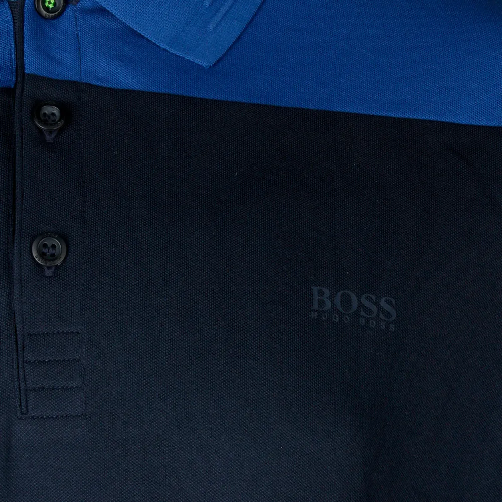 Hugo Boss Green Men's Pleesy 1 Long Sleeve Slim Fit Stretch Polo Shirt