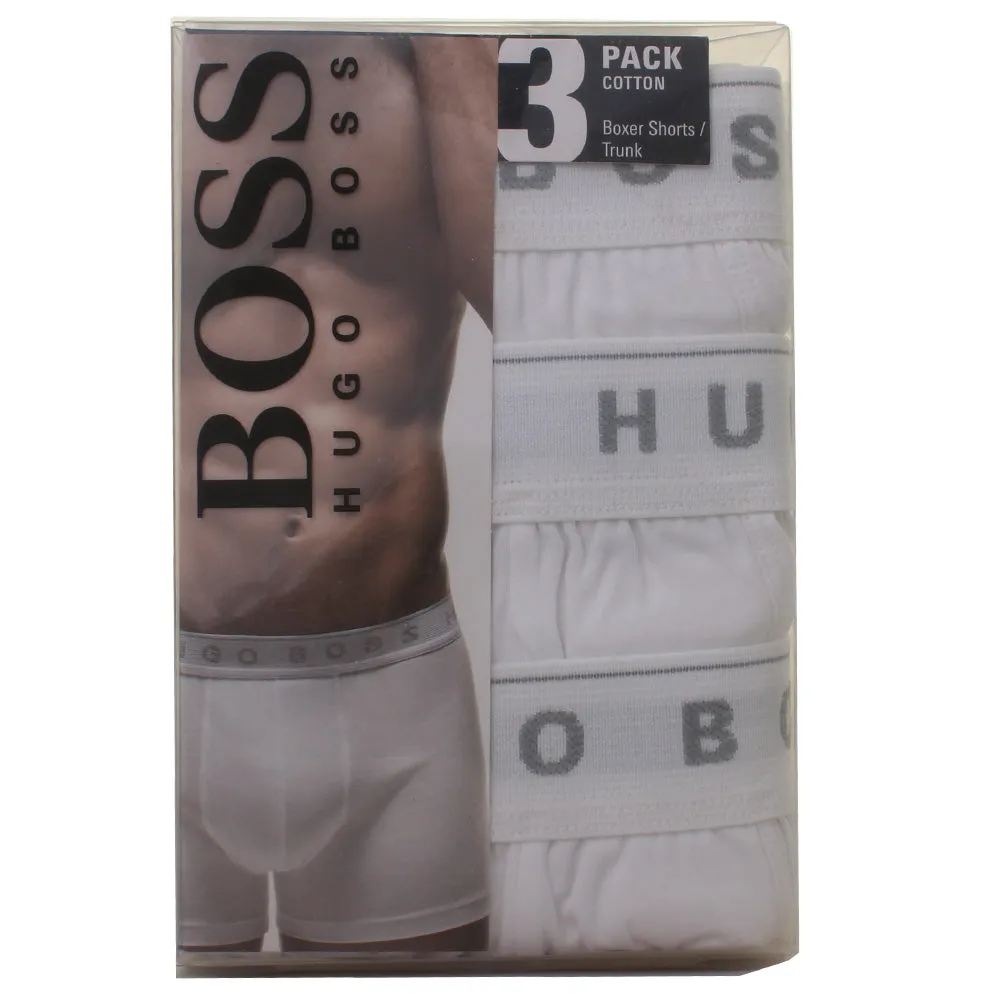 Hugo Boss Men's 50236732 3 Pack Cotton Boxer Shorts / Trunk