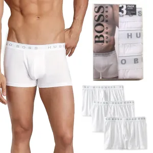 Hugo Boss Men's 50236732 3 Pack Cotton Boxer Shorts / Trunk