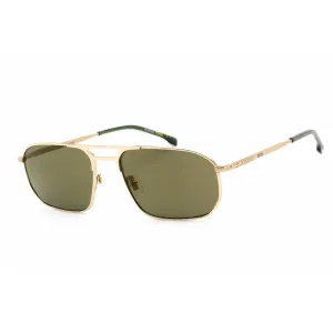 Hugo Boss Men's Sunglasses - Full Rim Gold Rectangular Shape Frame | BOSS 1446/S 0J5G