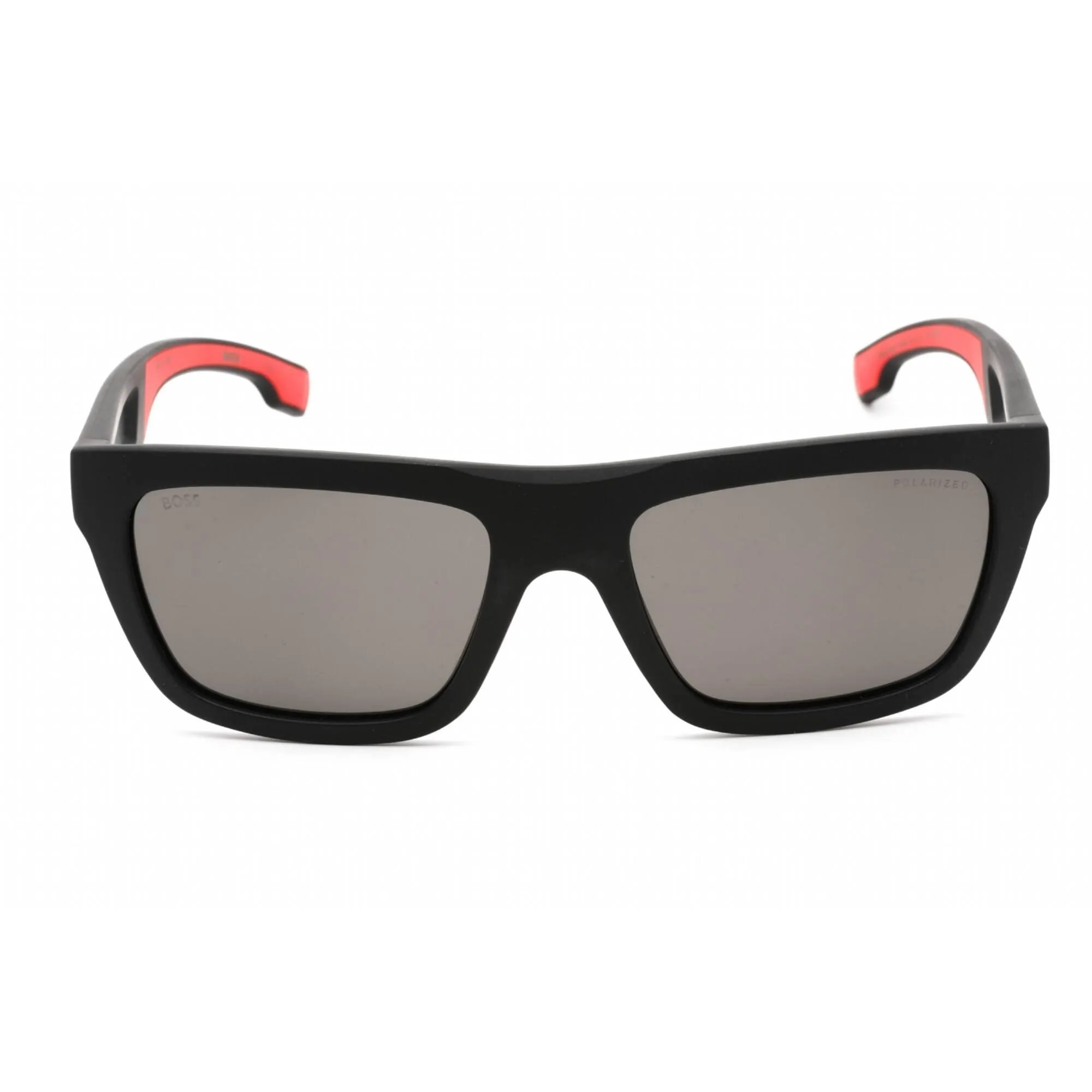 Hugo Boss Men's Sunglasses - Full Rim Matte Black Plastic Frame | BOSS 1450/S 0003