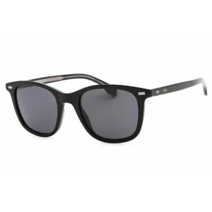 Hugo Boss Men's Sunglasses - Grey Lens Black Rectangular Frame | BOSS 1366/S 0807 IR