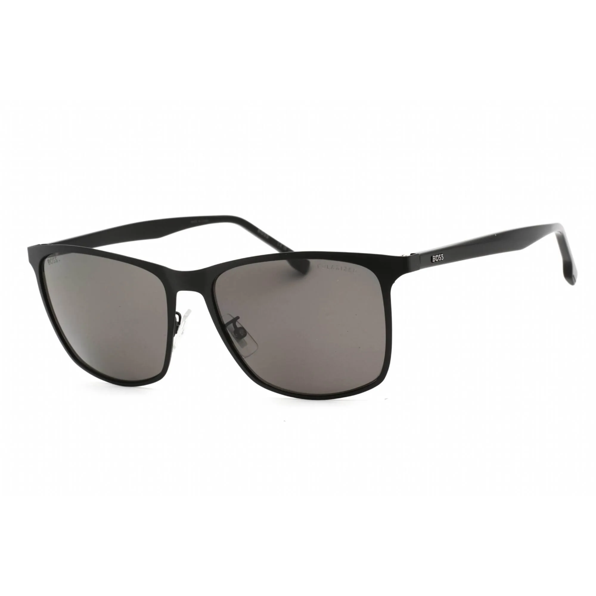 Hugo Boss Men's Sunglasses - Matte Black Metal Square Frame | BOSS 1291/F/S 0003 M9