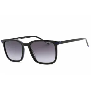 Hugo Men's Sunglasses - Black Blue Plastic Full Rim Square Frame | HG 1168/S 0D51 9O