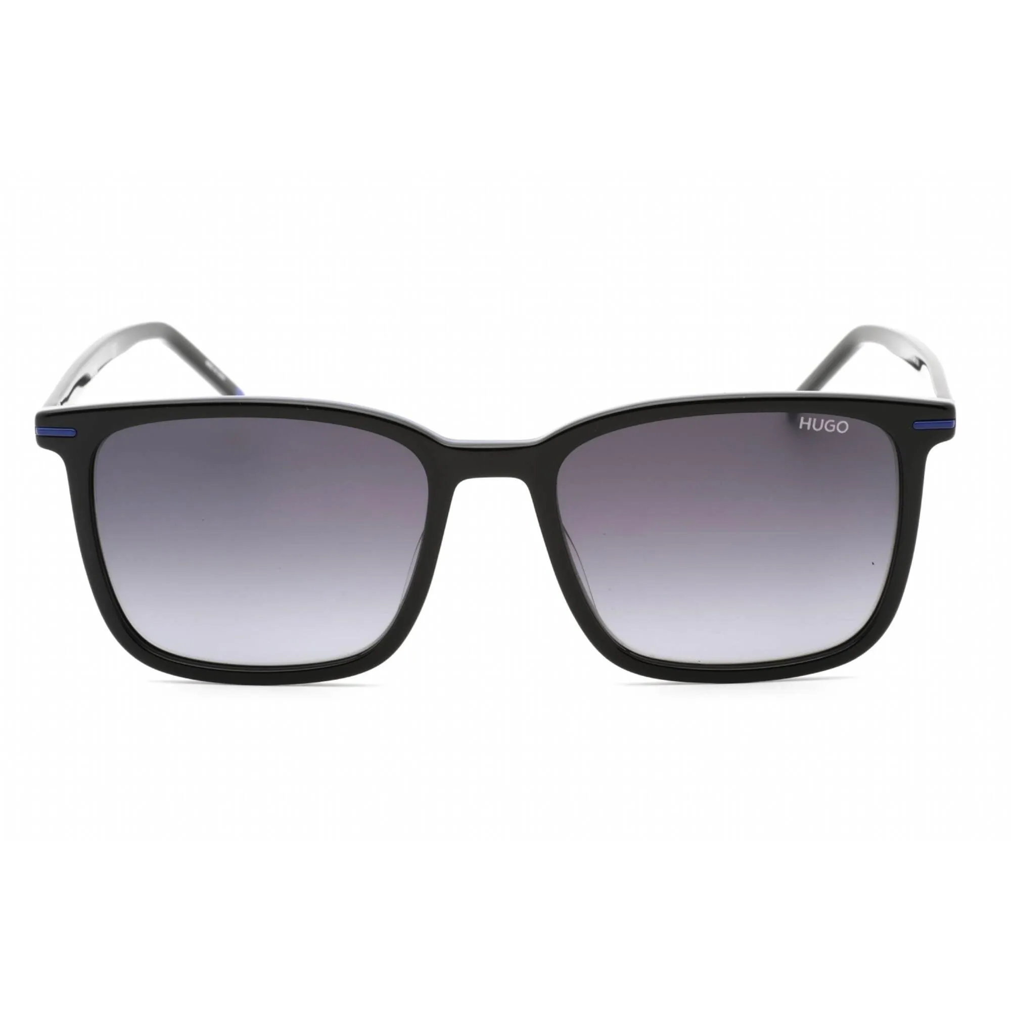 Hugo Men's Sunglasses - Black Blue Plastic Full Rim Square Frame | HG 1168/S 0D51 9O