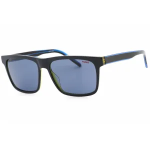 HUGO Men's Sunglasses - Blue Yellow Square Plastic Full Rim Frame | HG 1242/S 0DCD KU