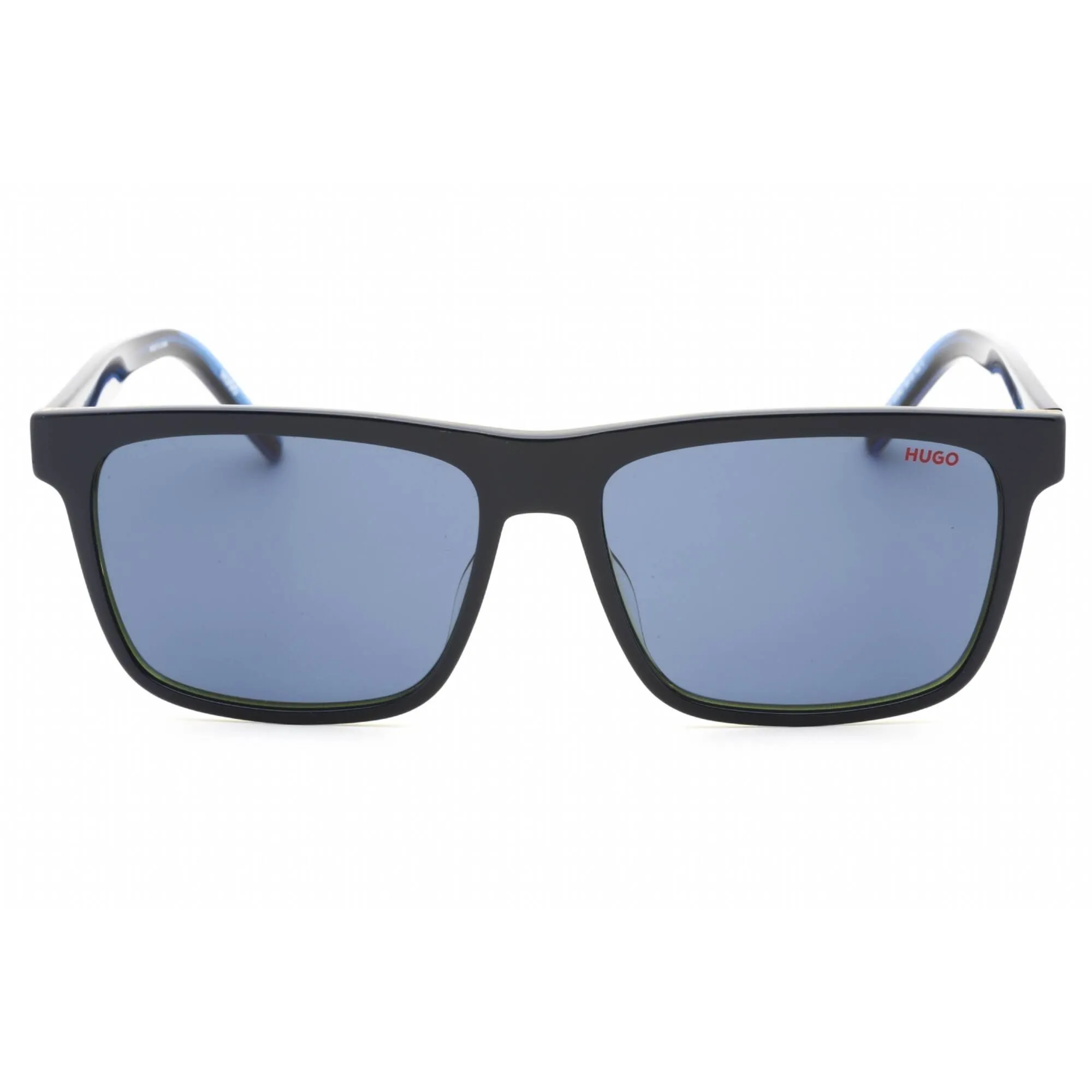 HUGO Men's Sunglasses - Blue Yellow Square Plastic Full Rim Frame | HG 1242/S 0DCD KU
