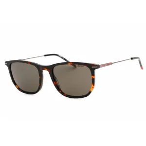 Hugo Men's Sunglasses - Havana Full Rim Square Frame Clear Lens | HG 1204/S 0086 IR