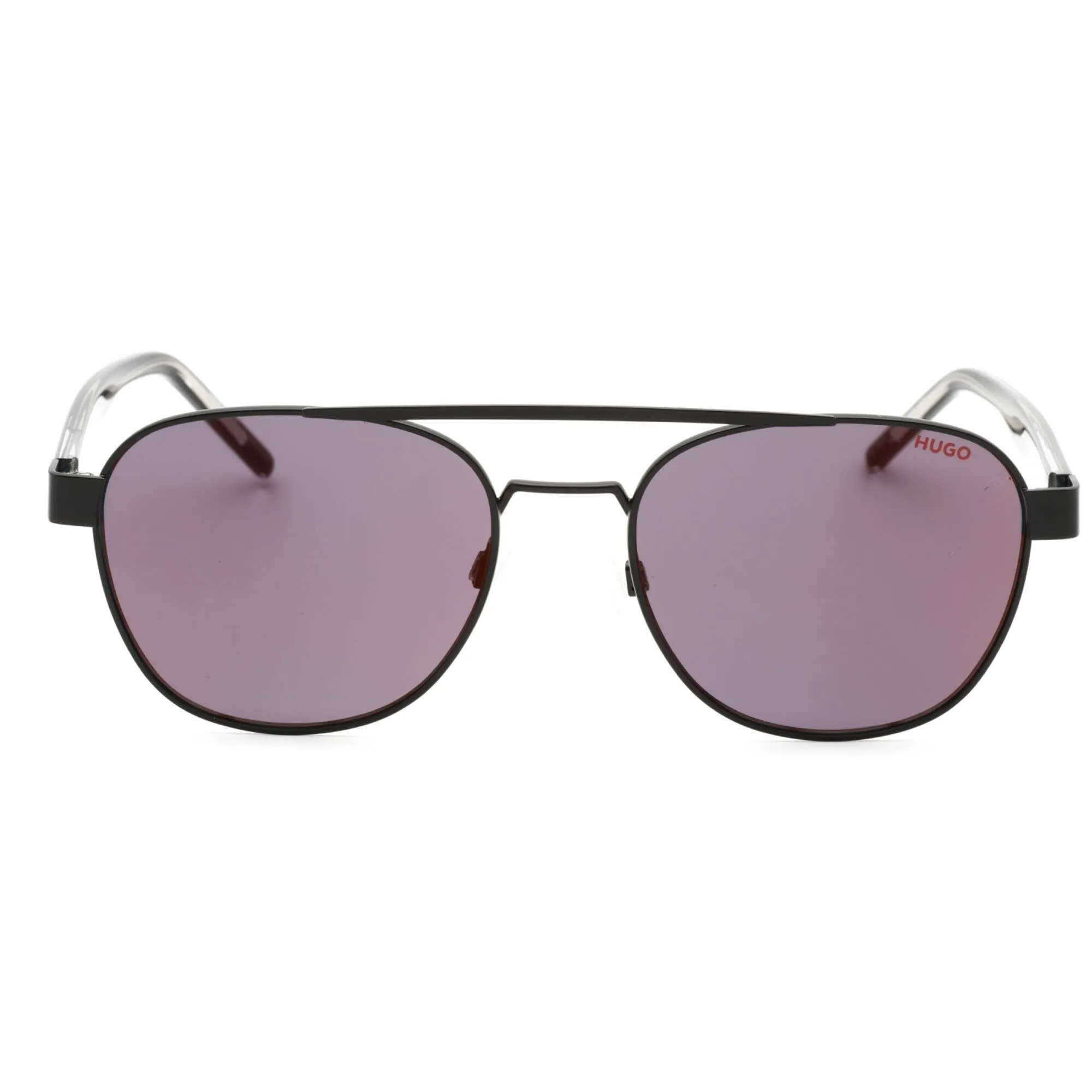 Hugo Men's Sunglasses - Matte Black Metal Full Rim Frame | HG 1196/S 0003 AO