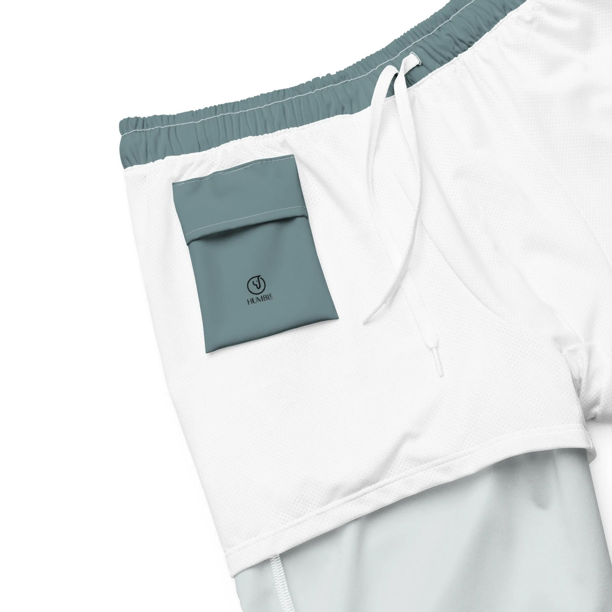 Humble Sportswear™ Men's Slate Blue Swim Trunks