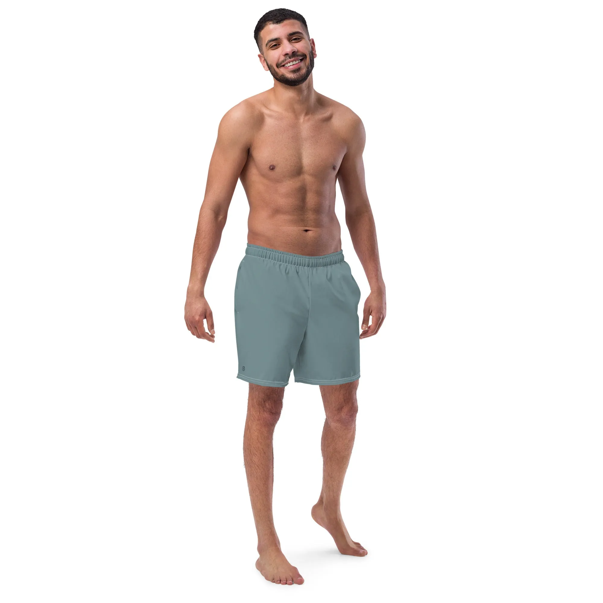 Humble Sportswear™ Men's Slate Blue Swim Trunks