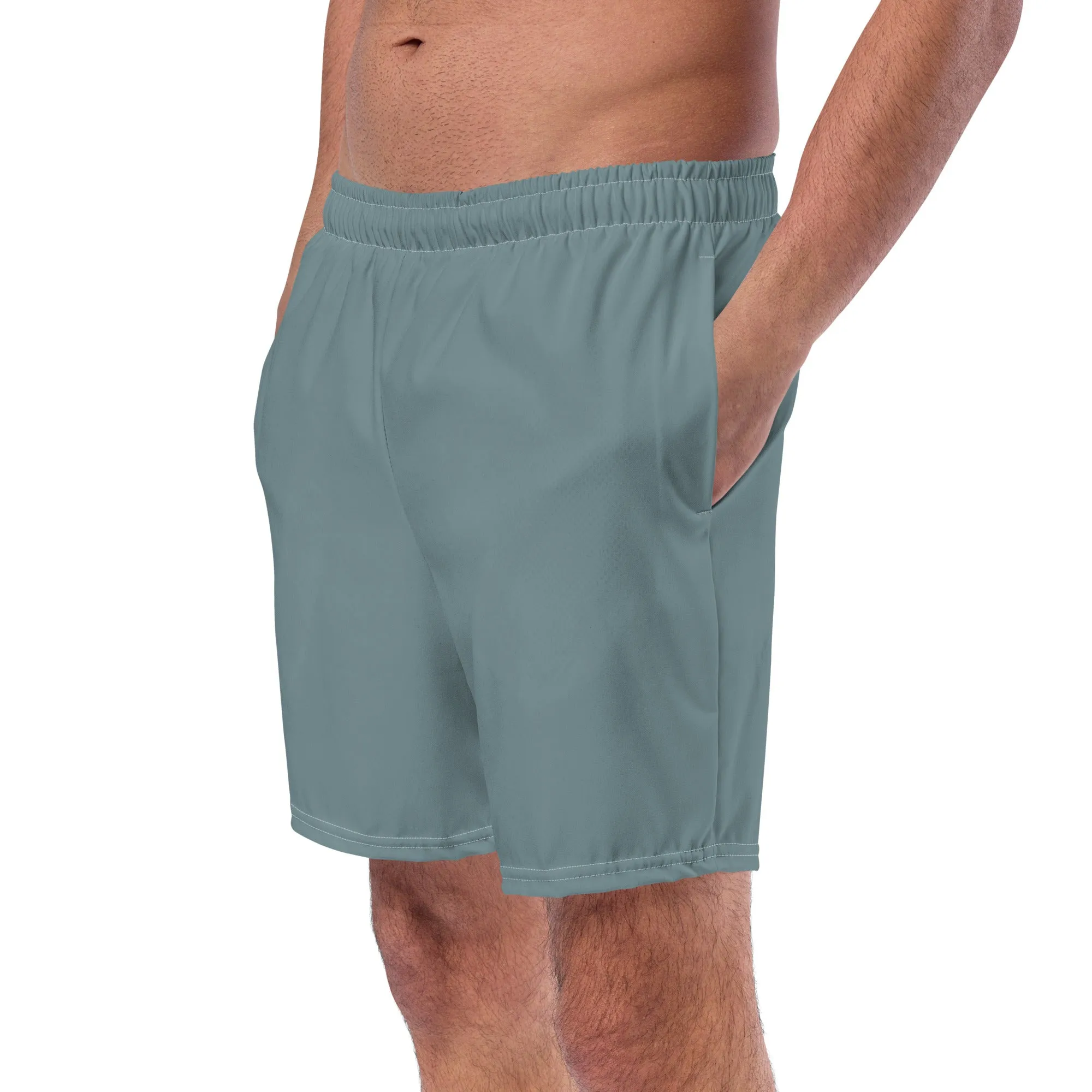 Humble Sportswear™ Men's Slate Blue Swim Trunks