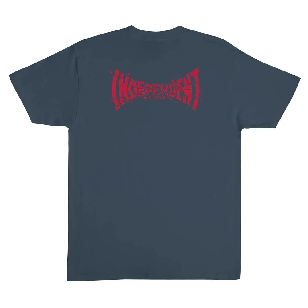INDEPENDENT Shatter Span T-Shirt Steel Blue