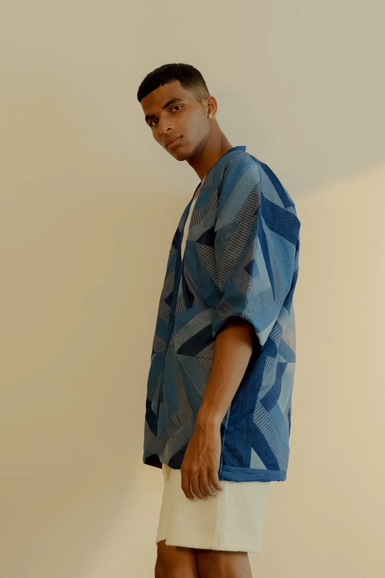 Indigo Men's Kimono