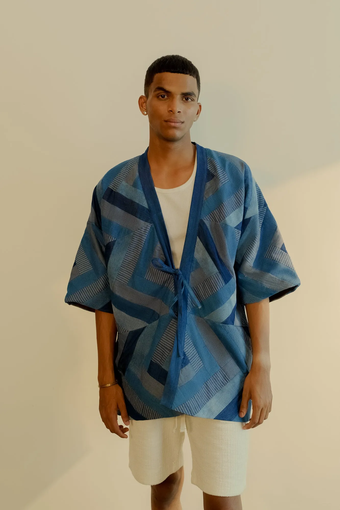Indigo Men's Kimono