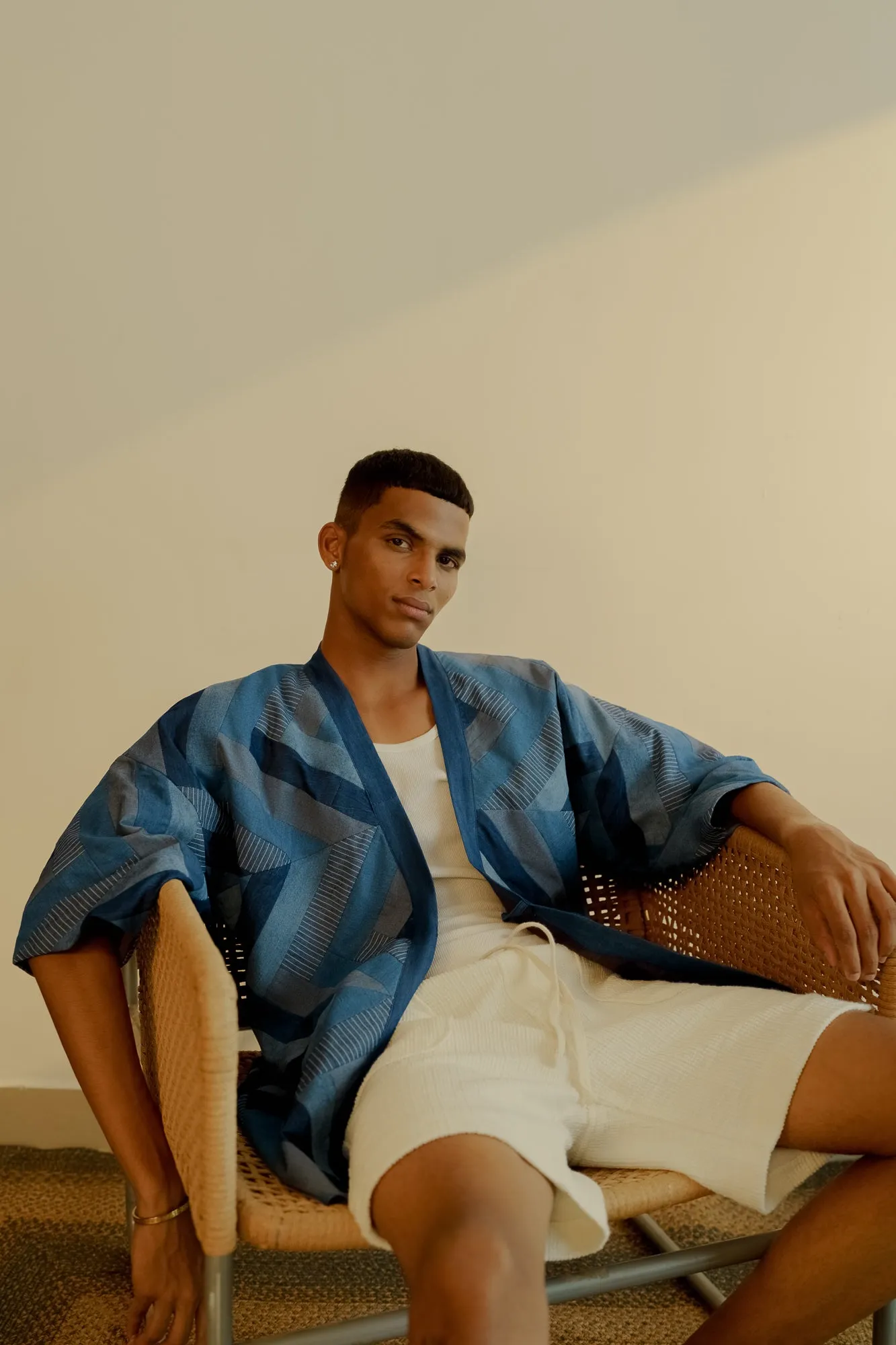 Indigo Men's Kimono
