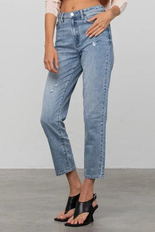 Insane Gene High Rise Straight Jeans