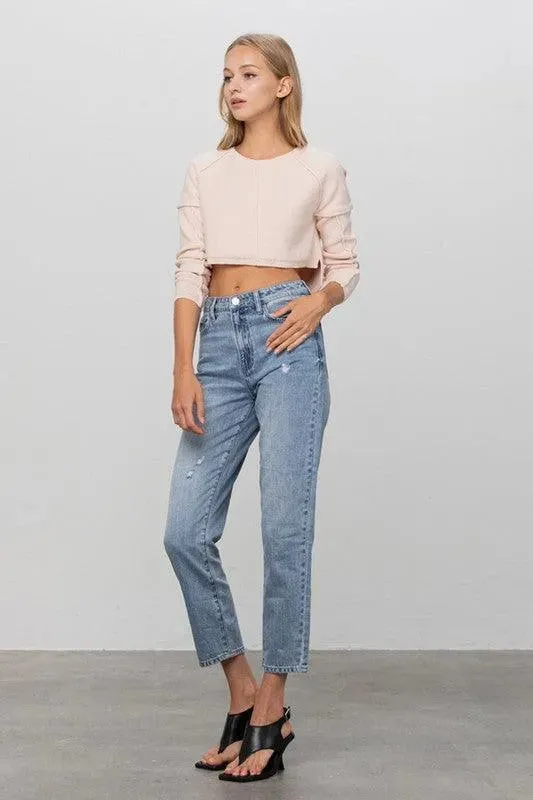 Insane Gene High Rise Straight Jeans